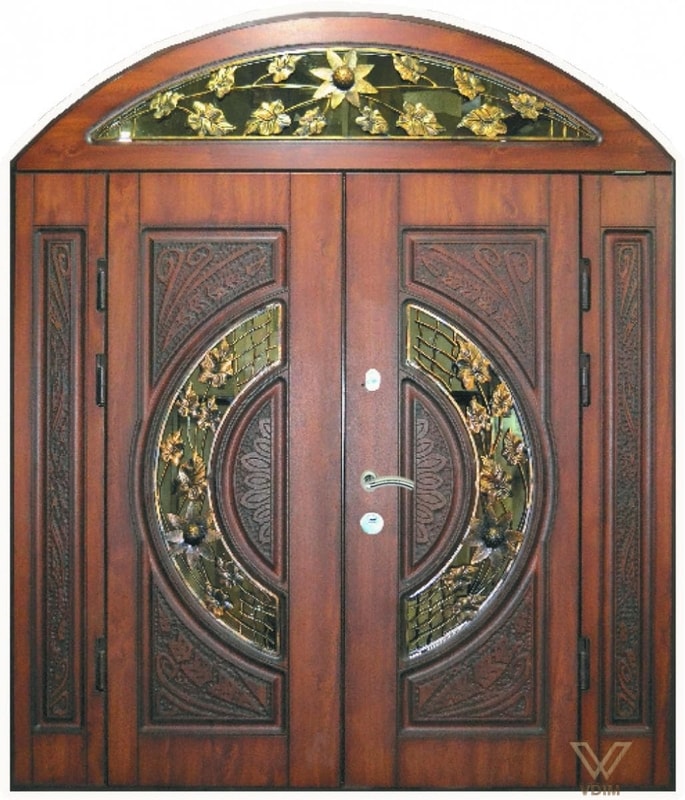 Двери входные, четырехполые